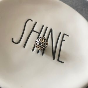 Retired authentic Pandora 14k/SS Circles charm. NWOT